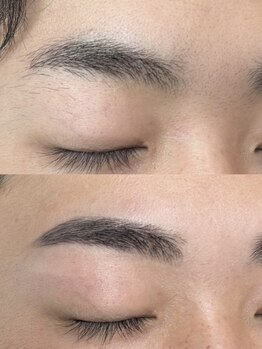 アライズ 長岡(ARISE)の写真/お顔の第一印象は眉で決まる！左右非対称が気になる方・似合う眉がわからない等のお悩みを解決いたします◎