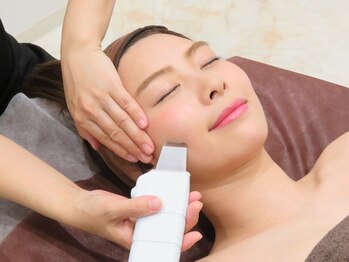 リリーサロン 松本(LILY Salon)の写真/【黒ずみごっそり!!毛穴レス美肌】お顔丸ごと超音波毛穴洗浄フルコース￥6050♪角質ケア・美白効果◎