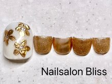 ネイルサロンブリス(nail salon Bliss)/定額FOOTシンプルアート￥5720