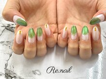 リーネイル 薬院店(Re.nail)/アート多め定額デザイン♪