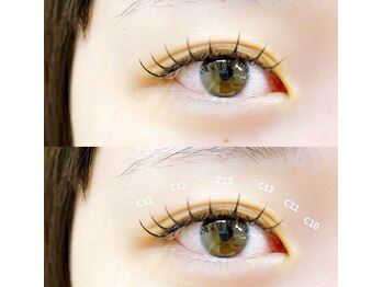 ミニョン(MIGNON)/３Dラッシュ80束　(束感仕上げ)