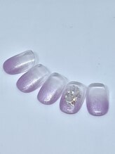 ネイルハウス安气子 新丸ビル店/ラメグラ/ジェル/シェラっク