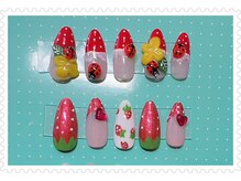 キャンディアンドマロン(Candy&Marron)の雰囲気（いちごや、てんとう虫♪）