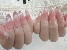 ドールネイル(DOLL NAIL)/シンプルベージュ　チークマグ