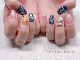 うるマグ花火ネイル