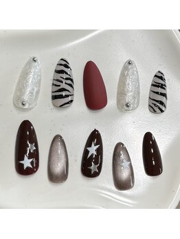 ララネイル(LALA nail)/2月定額デザイン