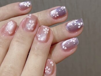 クラネイル(KURA_NAIL)/さくらネイル/桜ネイル/春定額