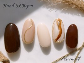(3603)ニュアンス×ミラーネイル