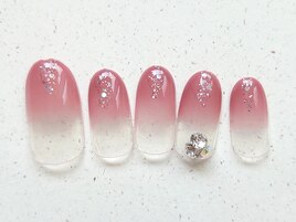 ピンクグラデーション