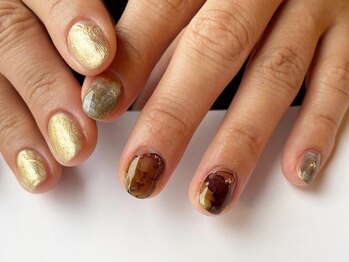 アイネイルズ 梅田店(I nails)/カラフルうねうね奥行き¥9700