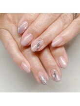 センスネイル(Sense nail)/グラデーション×ストーン