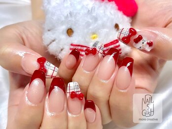 ネイルズガッシュ 武蔵小山店(NAILsGUSH)/リボン/長さだし/持ち込み/推し/