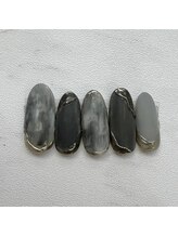 ナナズネイル 魚町店(NANA’sNail)/マットグレー　