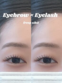 フリープシビル(freep sibil)/まつげパーマ×美眉スタイリング