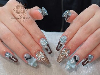 ウメネイルスタジオ(UME NAIL STUDIO)/* 長 さだしやり放題×つけ放題