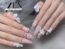 ゼン ネイル デザイン 池袋(ZEN NAIL DESIGN)/* 長 さだしやり放題×つけ放題