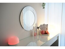 ラペール(La perle)の雰囲気（お手入れ後のメイクもゆっくりとご利用いただけます。）