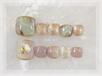 トゥーシェネイルズ(Touche'nails)/夏フットネイル