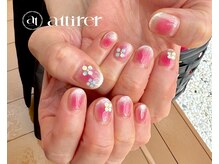 アティレ(attirer)/チークマグネットネイル