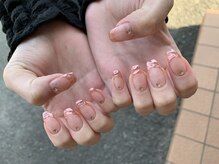 マリアンジュ(MariAnju)/ジェルネイル★PinkMirrorFrench