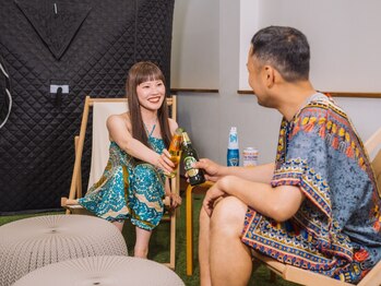 ニムサウナ(nimsauna)の写真/【友達・ご夫婦・カップルで秘密基地!?】タイのドリンクを飲みながらゆったりできる空間★複数来店も可◎