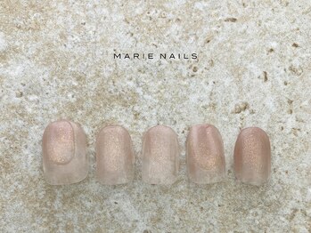 マリーネイルズ 大阪梅田店(MARIE NAILS)/新規6000 1016e ミラーフレンチ
