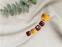 FAST NAIL 荻窪駅前店【パラジェル/ジェルネイル専門/定額/マグネット/フットネイル】/チョコ風　オフィス　【11628】