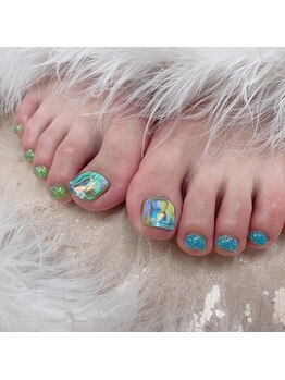 ロワネイル(LOWA NAIL)の写真/【持ち込みデザインネイル◎】ネイル初心者のアナタにおススメ定額[6000円～]フィルイン無料・パラジェル◎