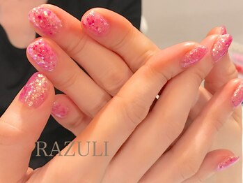 ネイルアンドジュエリーラズリ(Nail＆Jewelry RAZULI)/【ラメワンカラー】