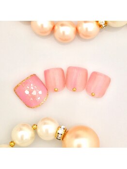 ネイルサロン アンリタ(nail salon AneRita)/やわらか☆ピンクグラデ