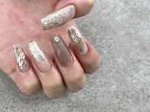 ネイルサロン ジョアアンジェ 天王寺店(joie ange)/秋ネイル　カジュアル　