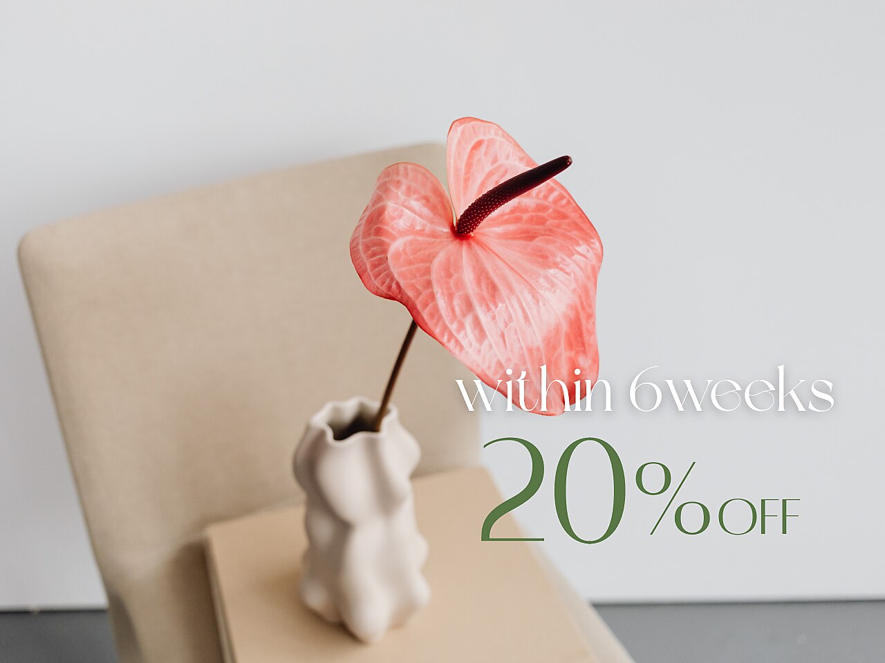 【6週間以内の再来店】の方限定価格☆\通常メニューから20%OFF☆/