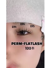 メウイーアンドビースタジオ(Mew.e&b studio)/マツエク　フラットラッシュ