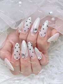 ドット/ラメグラデーション