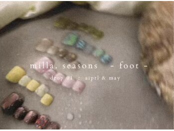 ミラ(milla.)の写真/"色"で"魅力"を引き出すnail salon/季節やtrendに合わせたdesignをご用意。何気ない日常にも、ときめきを…