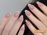 【美しい輝きを放つ】季節を問わず人気のマグネットフレンチネイル ¥5480円