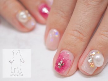 オトナネイル(otona nail)/タッチフラワーネイル