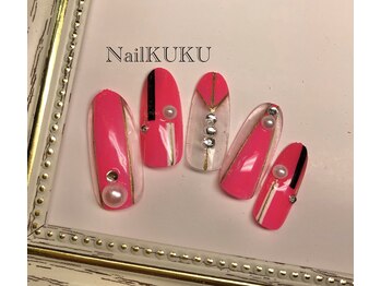 ネイルサロン ネイルクク(Nail KUKU)/ネオンピンク
