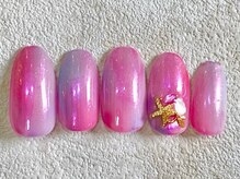 レイネイル 岐阜茜部店(RAY NAIL)/ニュアンスピンクオーロラ