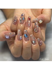 宝石ネイル♪