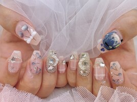 3Dパーツ 推しネイル さくらんぼ