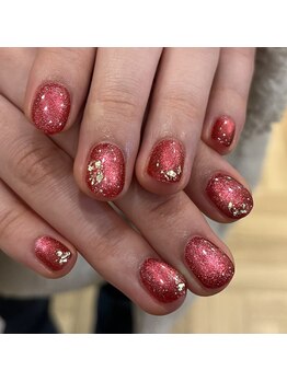 シュガーセンダイ(SUGAR sendai)/【成人式】マグネットネイル♪