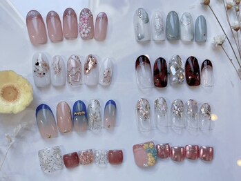 サロンドフェイス 木曽川店(Salon de Faith)の写真/流行りの人気デザイン＆上品きれいめデザイン多数★安心定額プランも充実♪