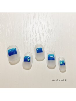 アトリエネイルウニコ (atelier nail unico)/白い馬