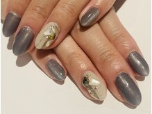 カラン 焼津店(CALIN)/綺麗めマグネットネイル