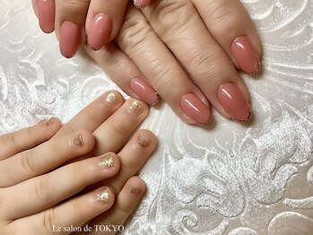 親子でキラキラネイル☆