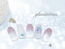 ネイルグラマラス 西新井店/《パラジェル》冬ホログラ