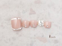アイネイルズ 横浜EAST店(I-nails)/囲みホログラムフットネイル