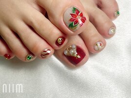 クリスマスネイル
