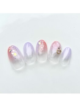 アルセア 上野御徒町店(Alcea)/夏 水面ネイル グラデーション